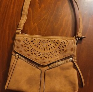 Elegant Tan Crossbody Bag